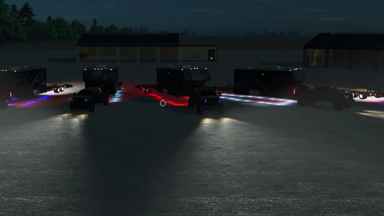 PJ 40ft flat deck camper FS25 - screenshot 1
