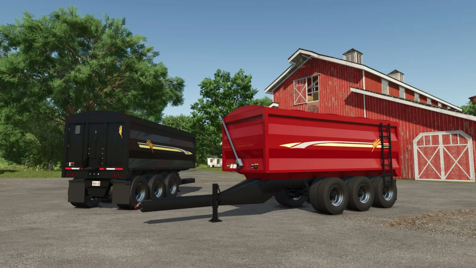 Wilson US grain trailer FS25 - screenshot 1
