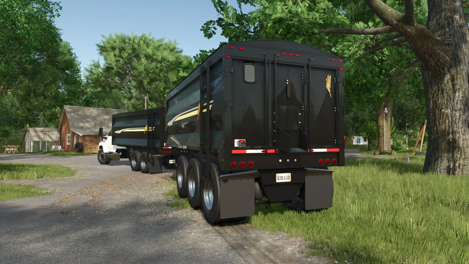 Wilson US grain trailer FS25 - screenshot 2