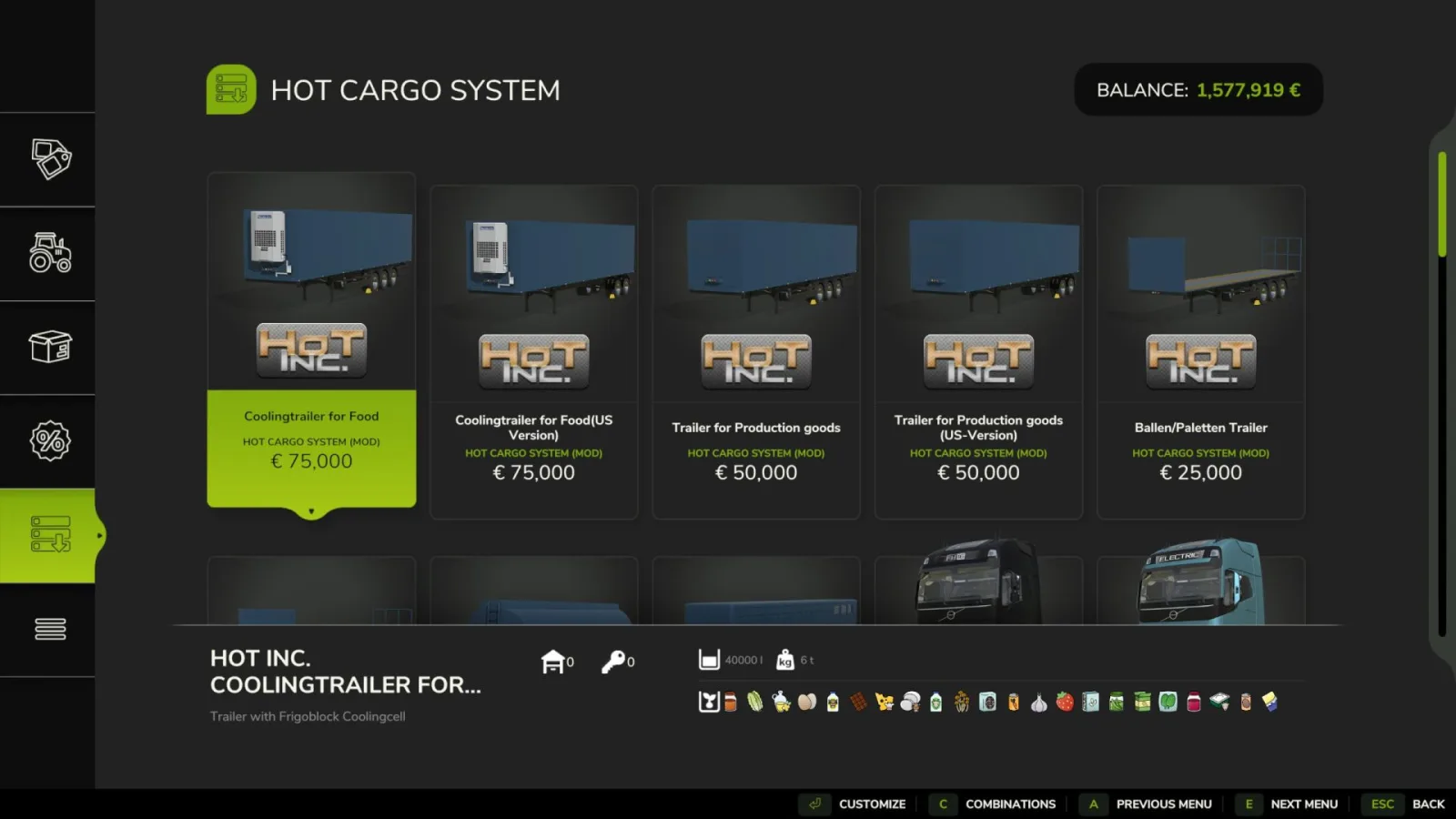 HoT Cargo System FS25 - screenshot 3