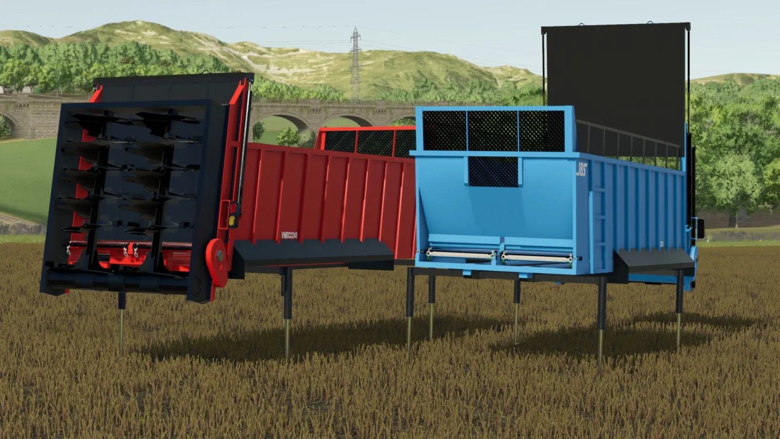 JBS Manure Spreader and Silage Box FS25 - screenshot 1