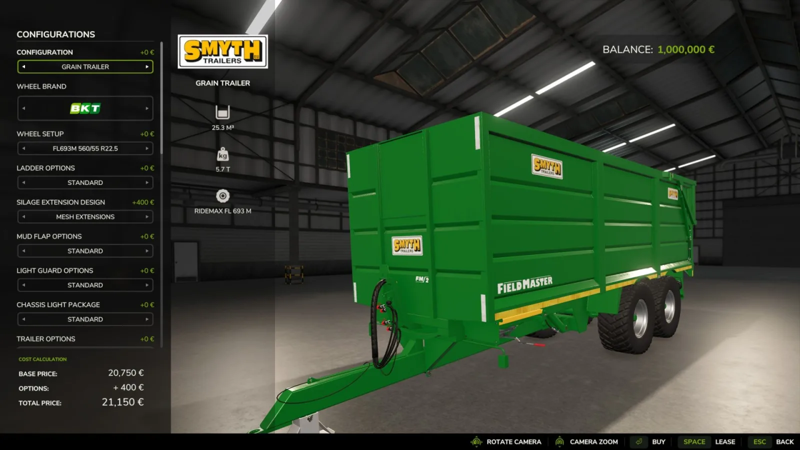 Smyth Field Master 20F FS25 - screenshot 3