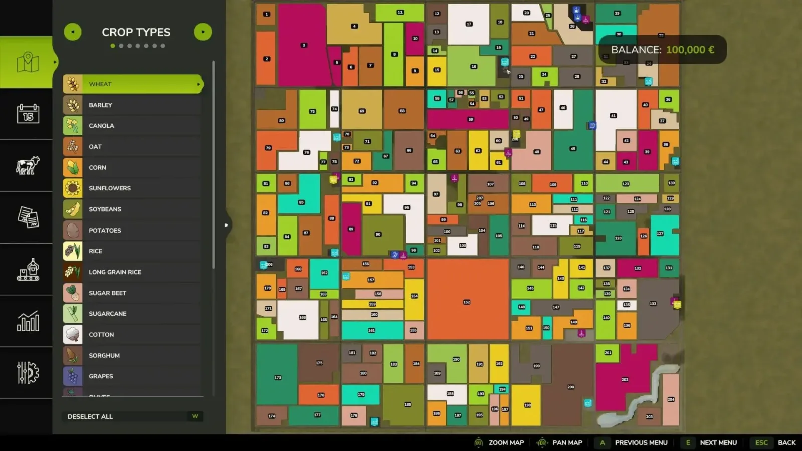 US Flatlands Map 4x