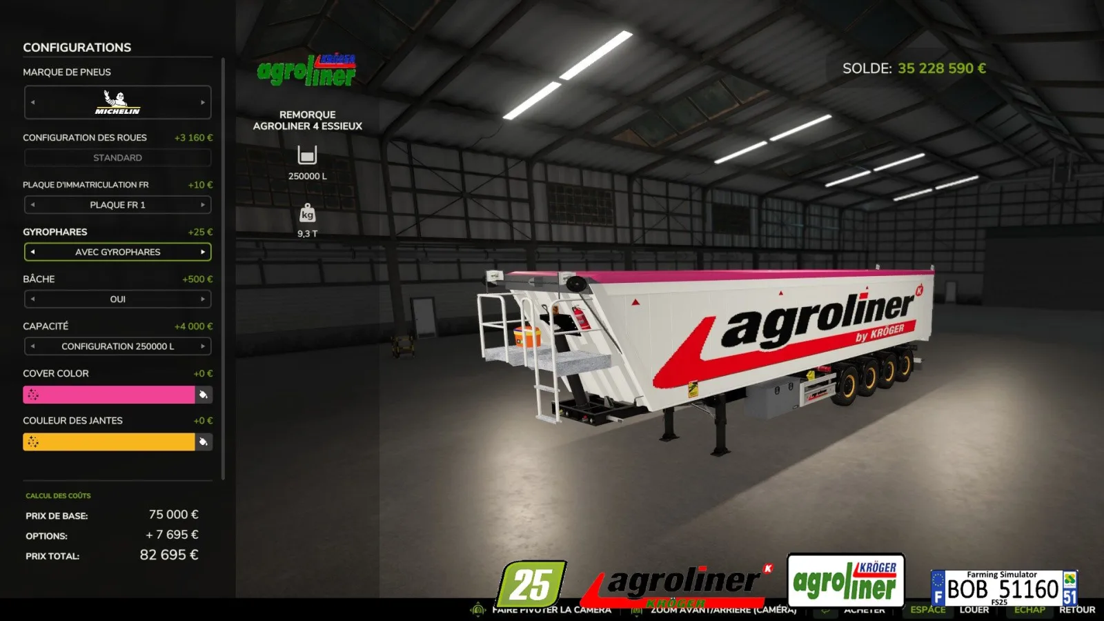 Agroliner trailer FS25 - screenshot 2