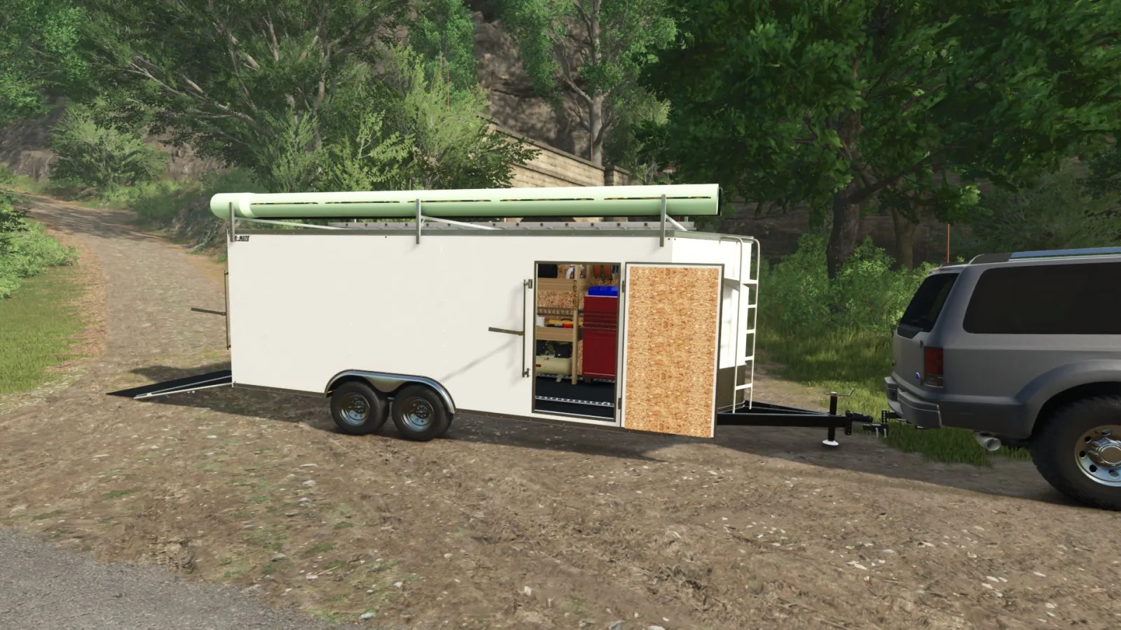20ft Enclosed Trailer FS25 - screenshot 3