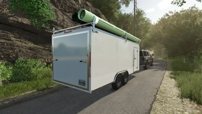 20ft Enclosed Trailer FS25
