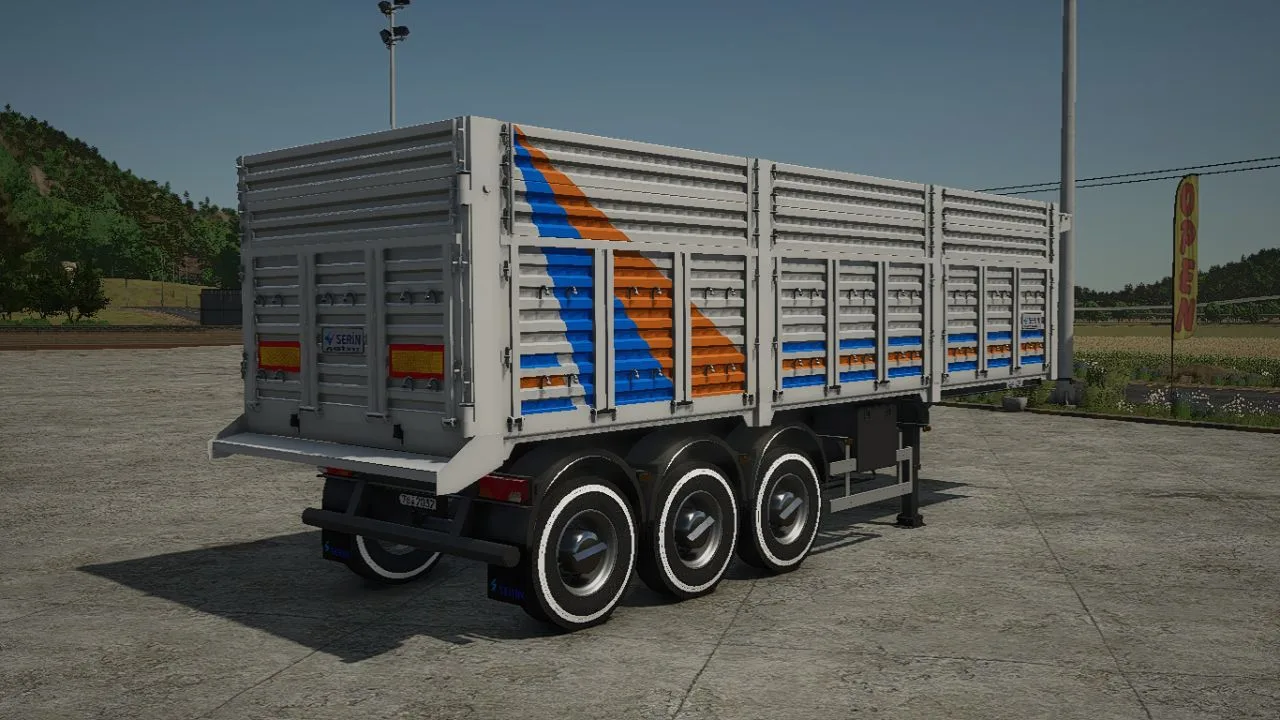 Serin Ultra 8200 Dump Trailer FS25 - screenshot 2