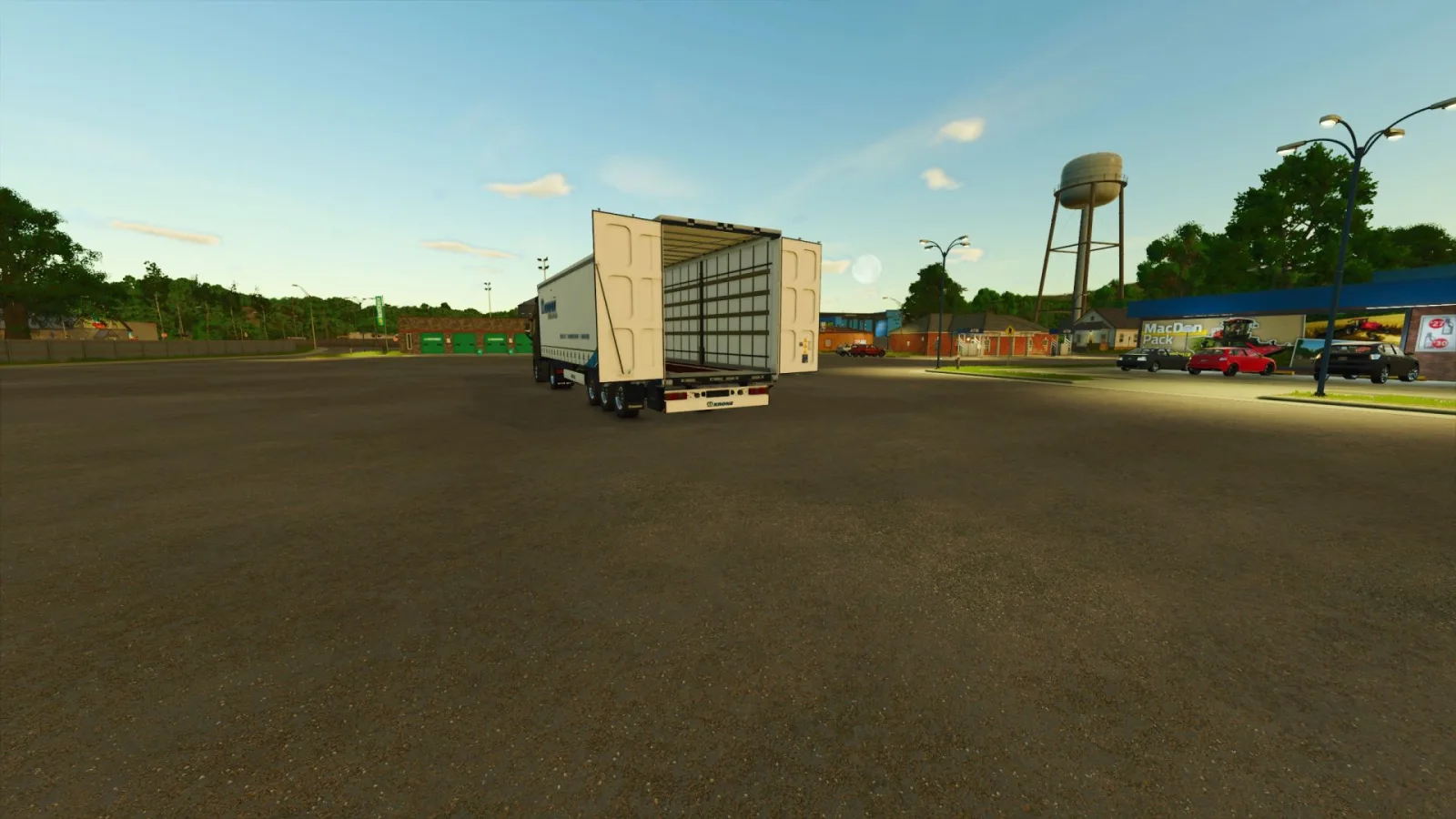 Krone Profil-liner Trailer With Ramps FS25 - screenshot 3