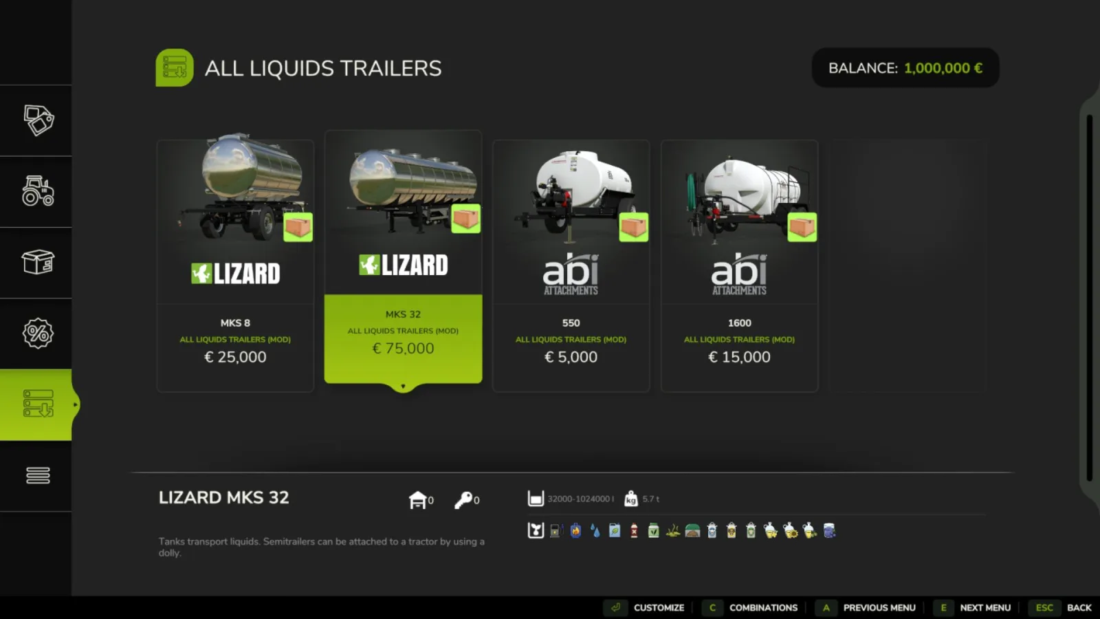 All Liquids Trailers FS25 - screenshot 1