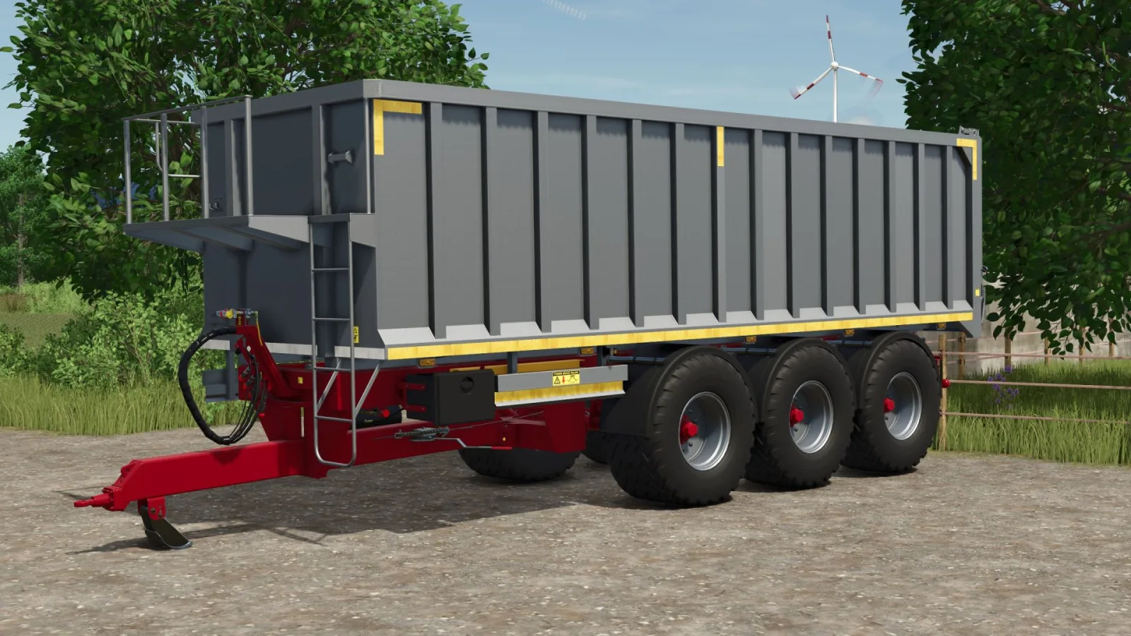 Tri Axle Aluminium Trailer FS25 - screenshot 1