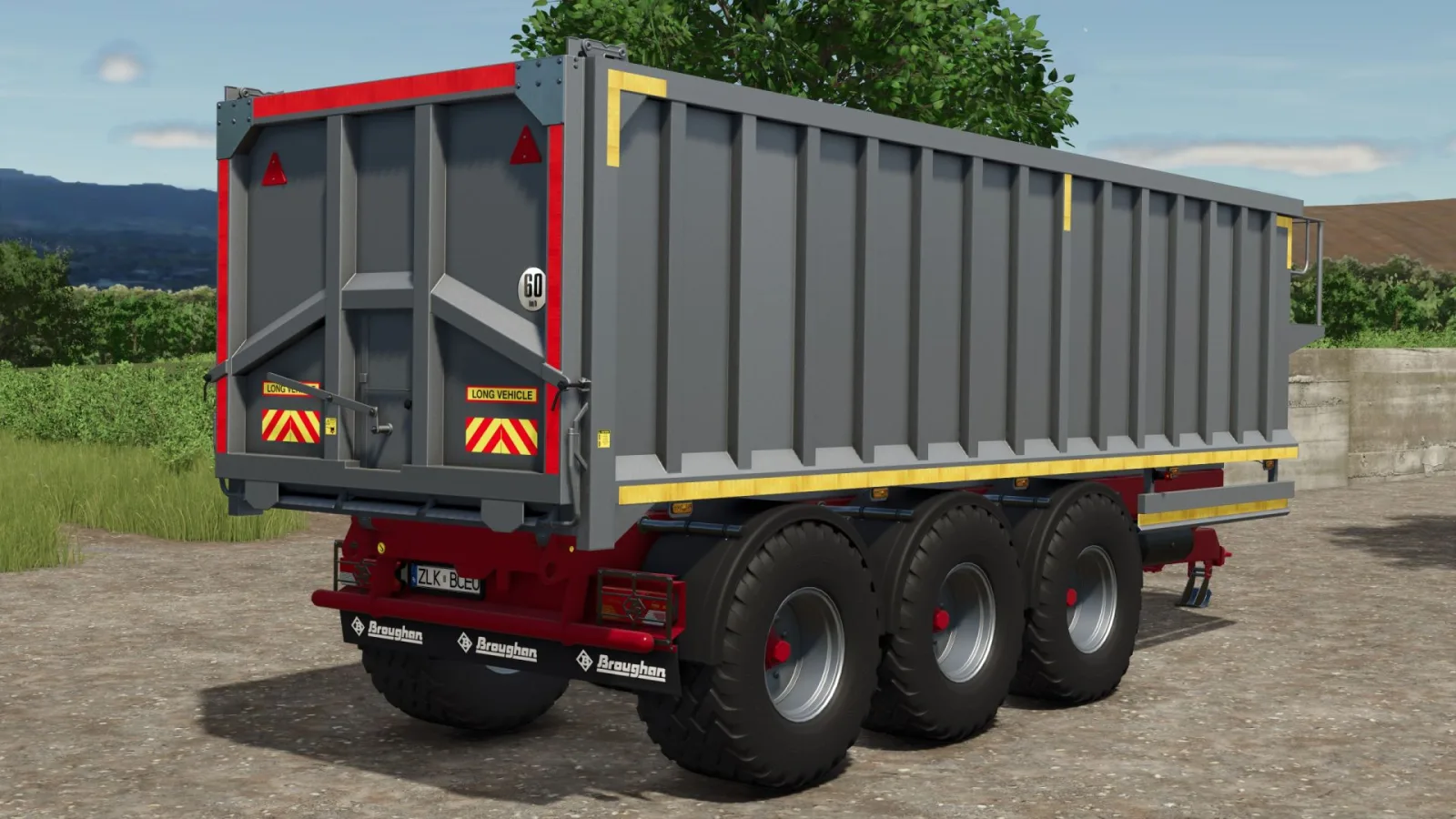 Tri Axle Aluminium Trailer FS25 - screenshot 3