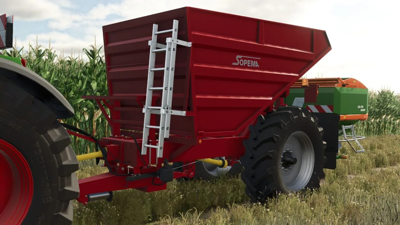 Sopema Fertilizer Trailer FS25 - screenshot 1