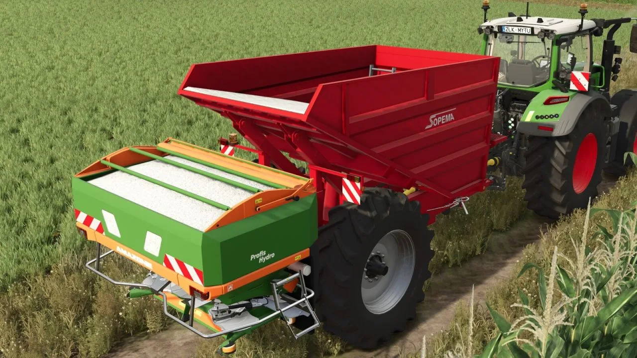 Sopema Fertilizer Trailer FS25 - screenshot 3