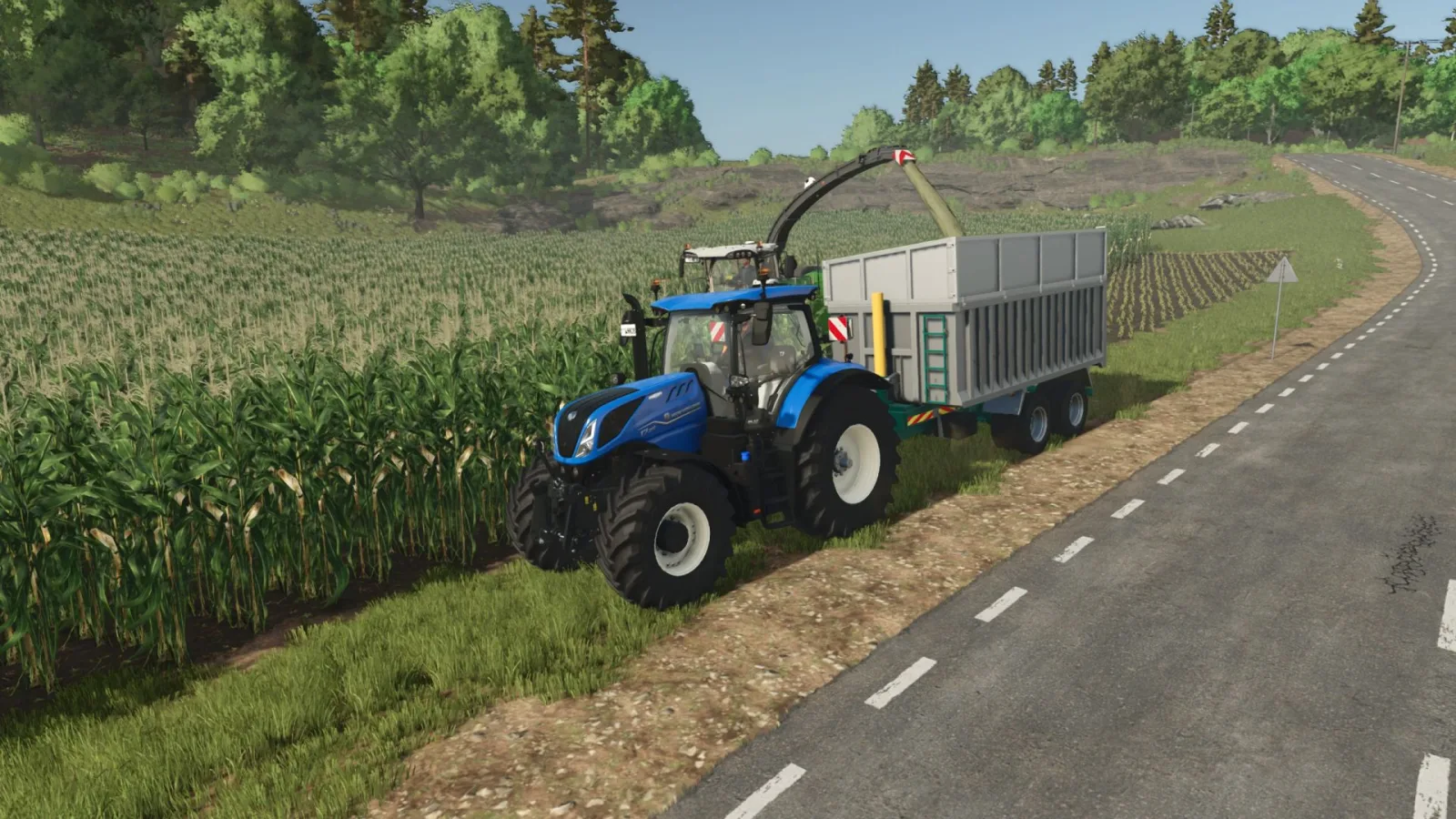 Aluminium Grain / Silage Trailer FS25 - screenshot 1