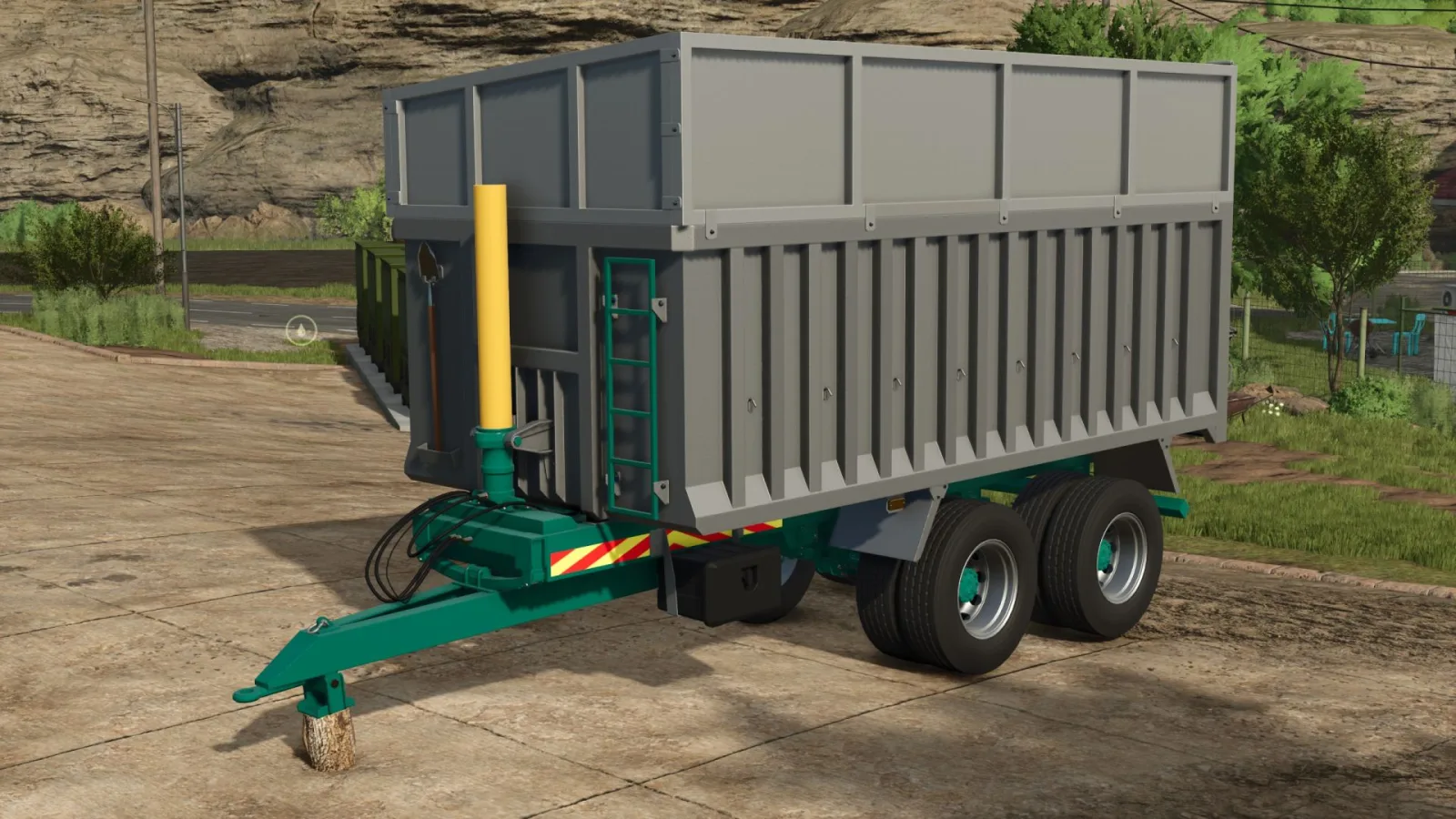Aluminium Grain / Silage Trailer FS25 - screenshot 2