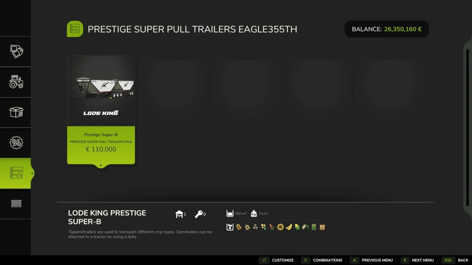 Lode King Prestige Super-B (350.000L) FS25 - screenshot 2