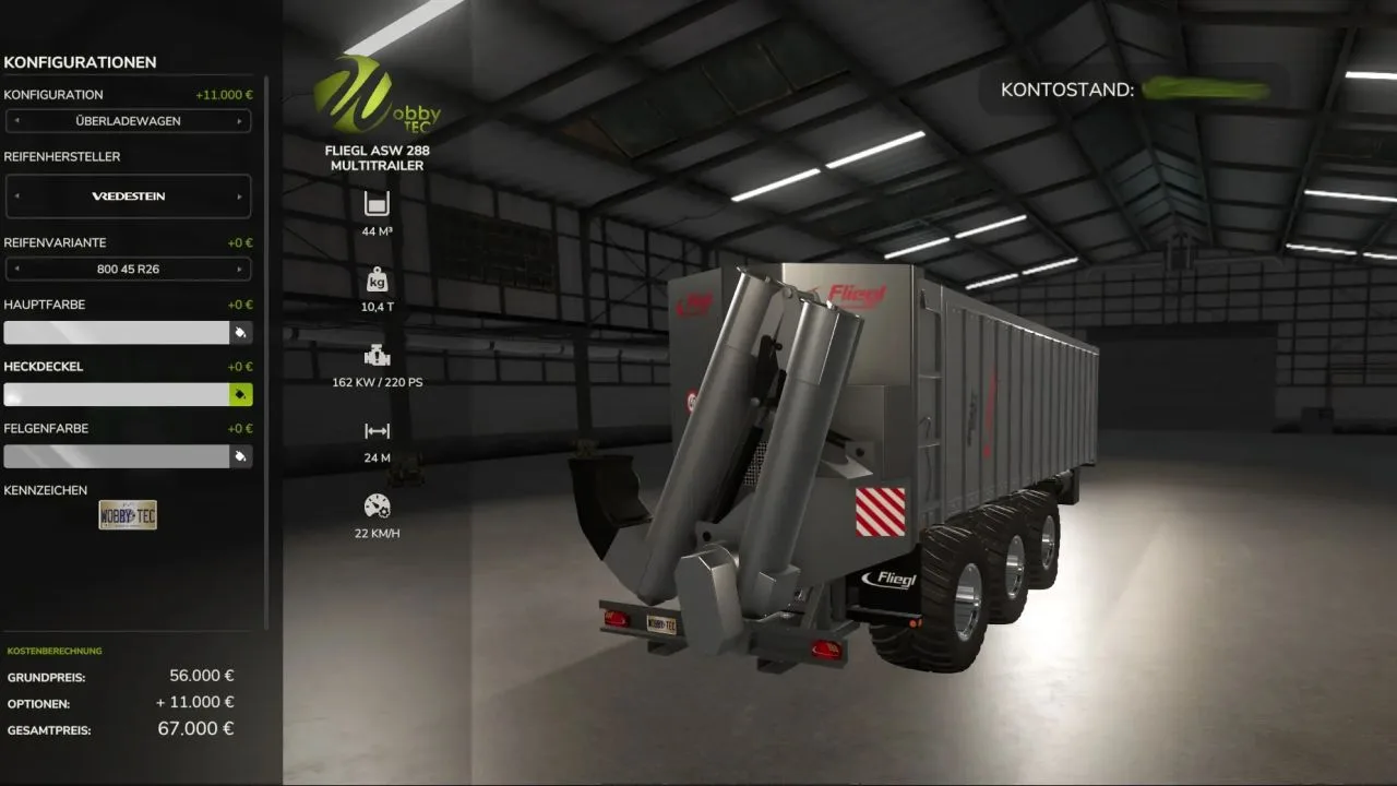 Fliegl ASW288 Walking Floor - Multi Trailer FS25 - screenshot 2