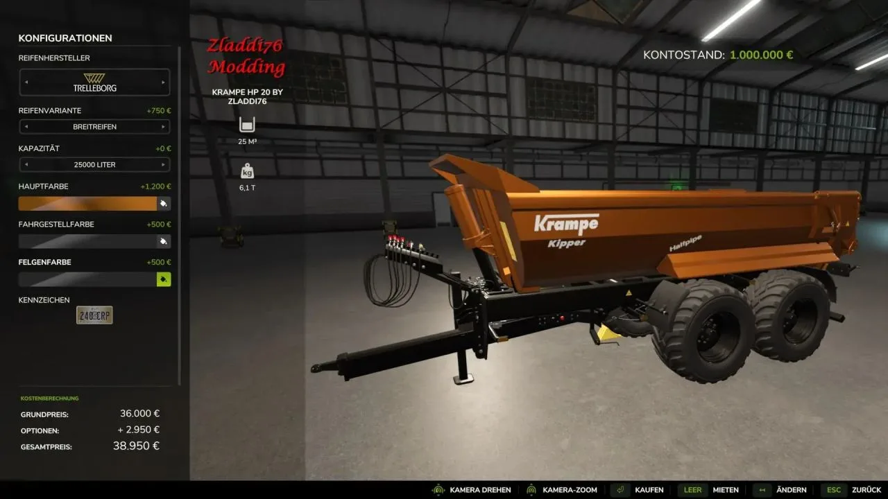 Krampe Hp 20 (500.000L) FS25 - screenshot 3