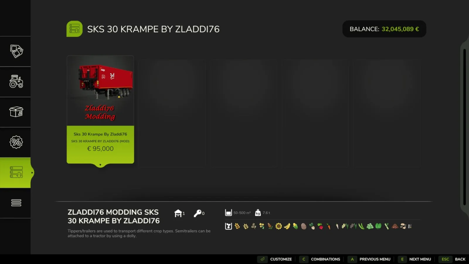 Krampe SKS 30 (500.000L) FS25 - screenshot 3