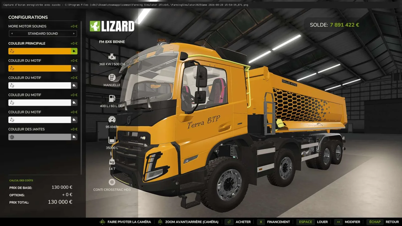 Volvo FMX 8×6 v1.0 - screenshot 2