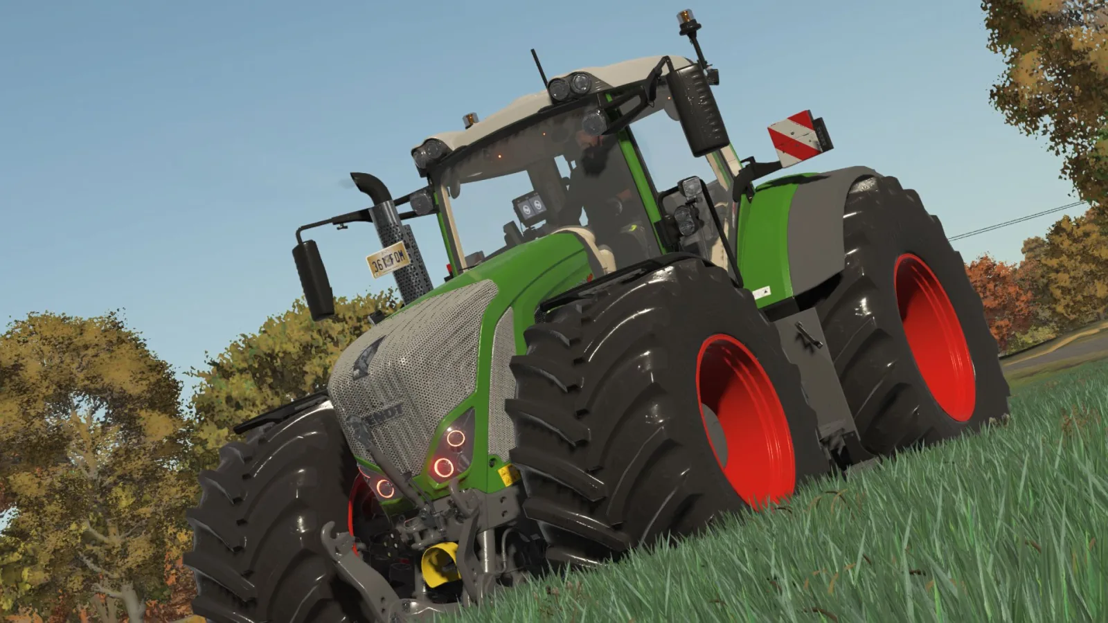 Daytime running lights for the Fendt S4 (Prefab) FS25 - screenshot 1