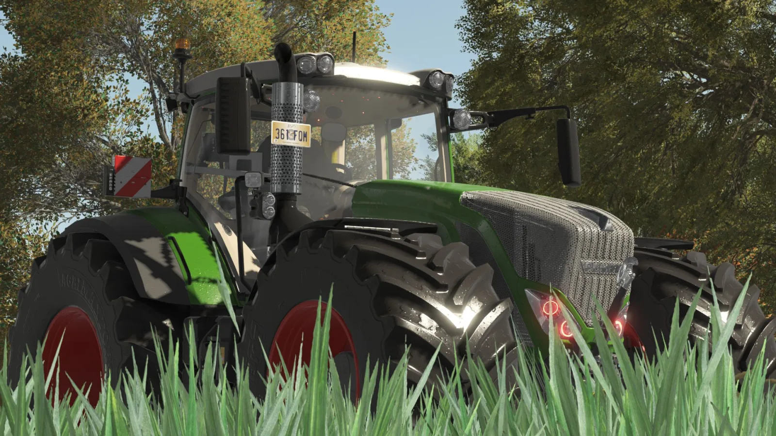 Daytime running lights for the Fendt S4 (Prefab) FS25 - screenshot 2
