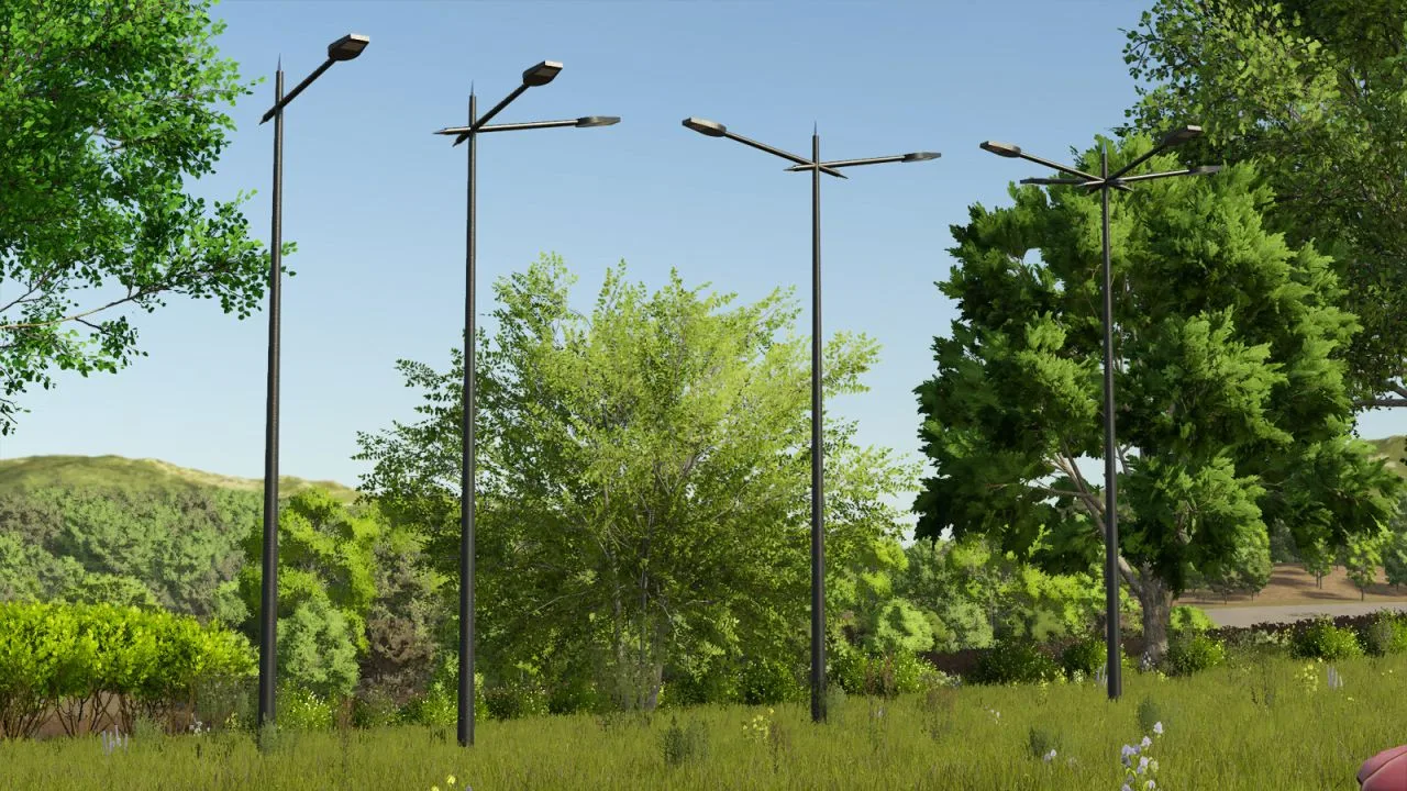 Moderns Street Lamps FS25 - screenshot 1