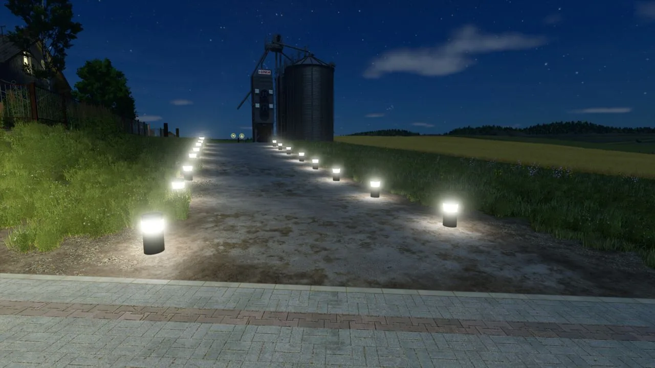 Garden Lights Pack FS25 - screenshot 3
