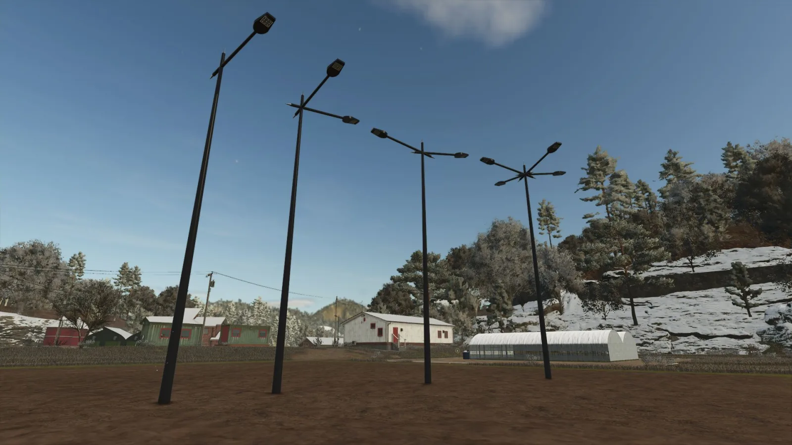 Modern Floor Lamp Pack FS25 - screenshot 1