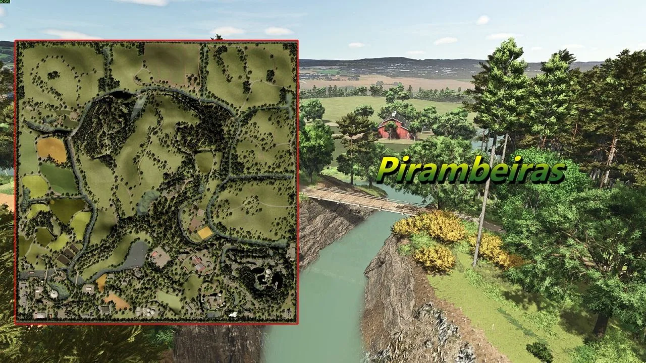 Pirambeiras Map FS25 - screenshot 2