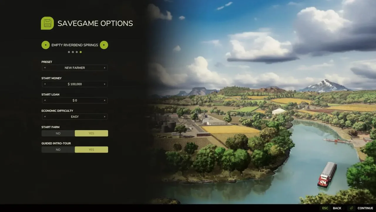 Empty Riverbend Springs FS25 - screenshot 1