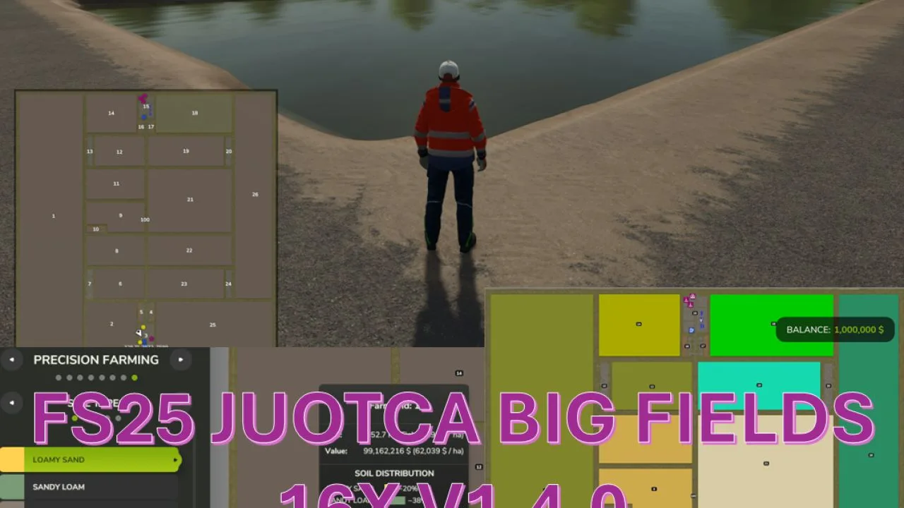 Juotca Big Fields 16X FS25