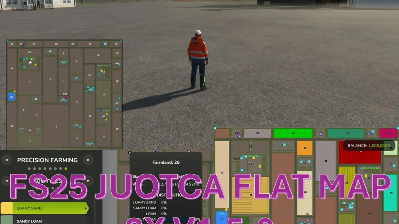 Juotca Flat Map 2X FS25