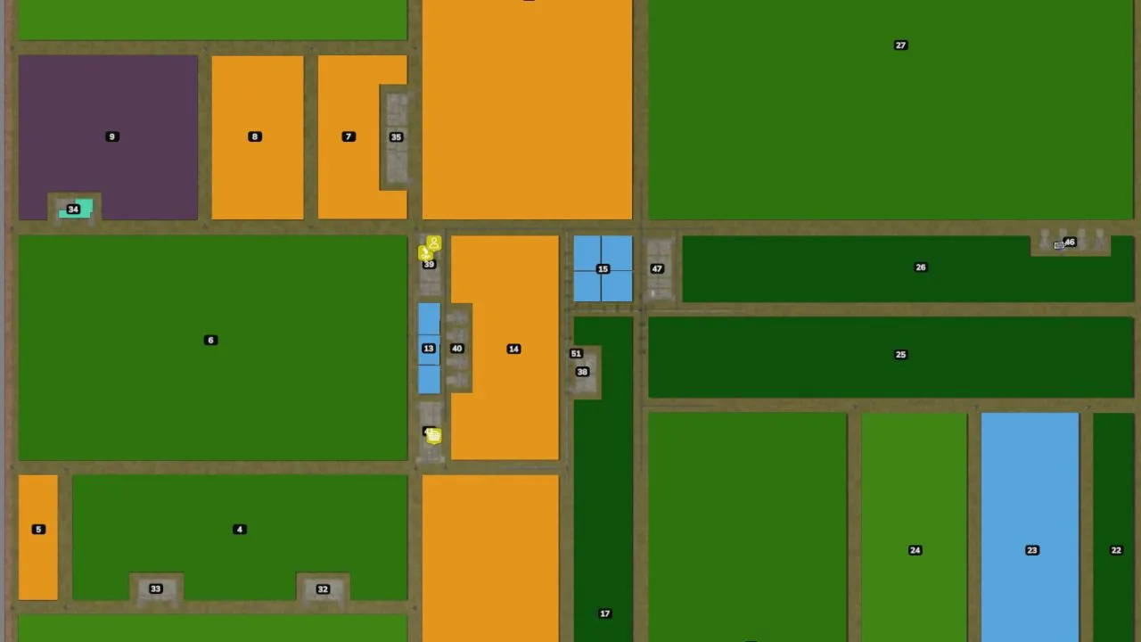 Juotca Flat Map Empty 16X FS25 - screenshot 2