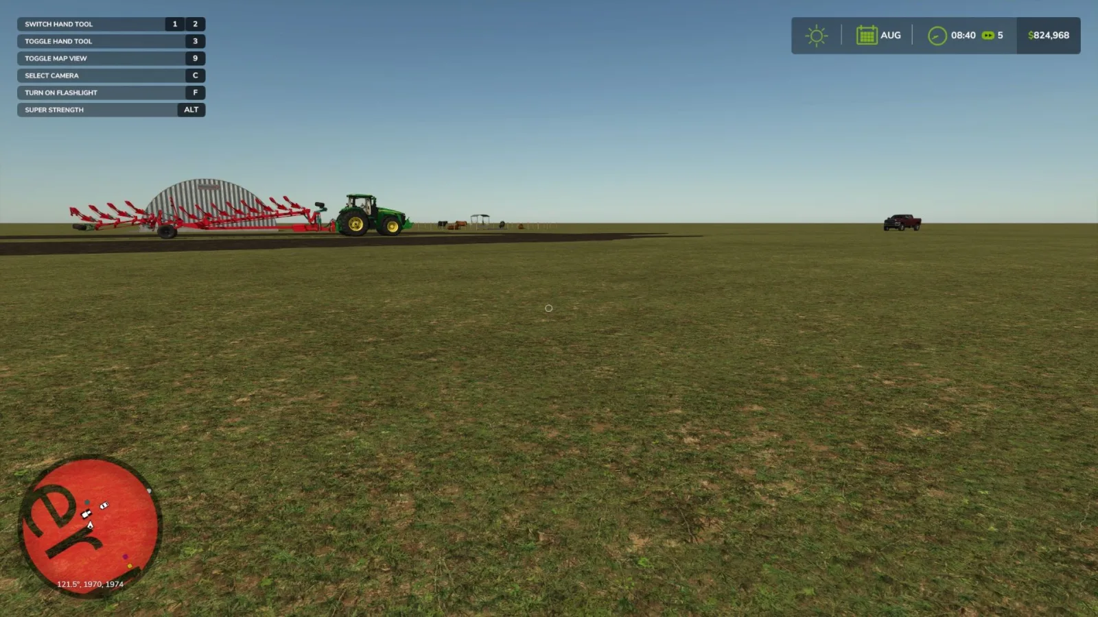 Blank 4X Map FS25 - screenshot 1