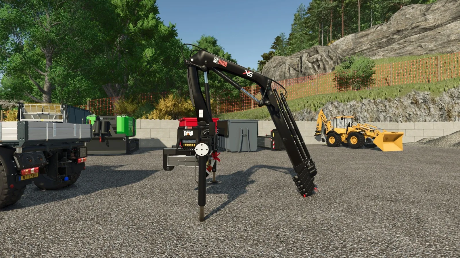 HIAB XS Detachable Rear-Mounted Crane