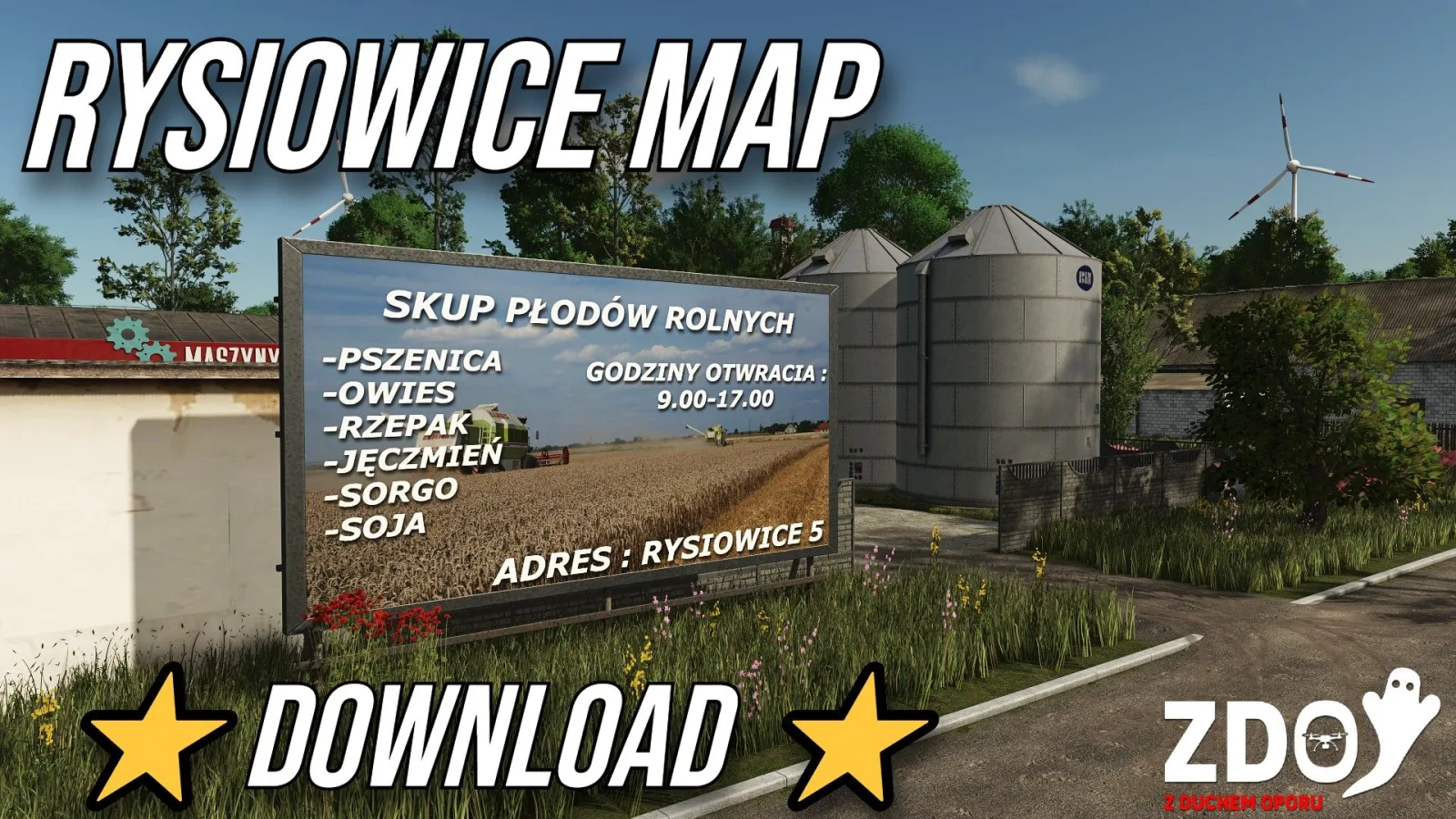 Rysiowice Poland Map FS25 - screenshot 1