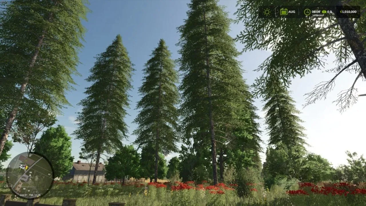 Zielonka Wild Map FS25 - screenshot 1