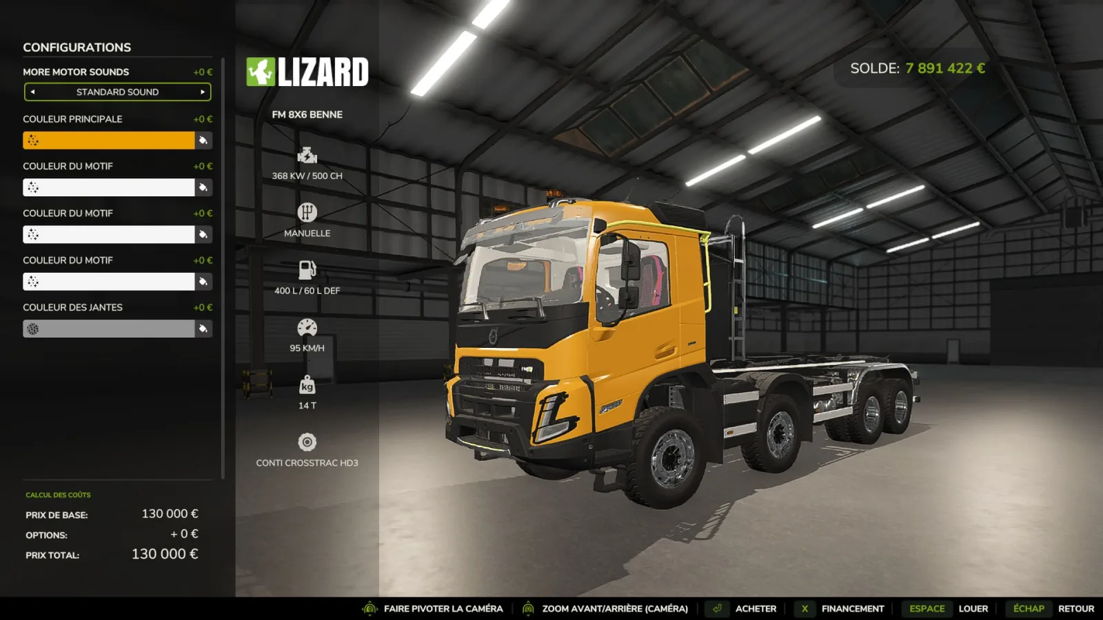 Volvo FMX 8x6 FS25 - screenshot 3