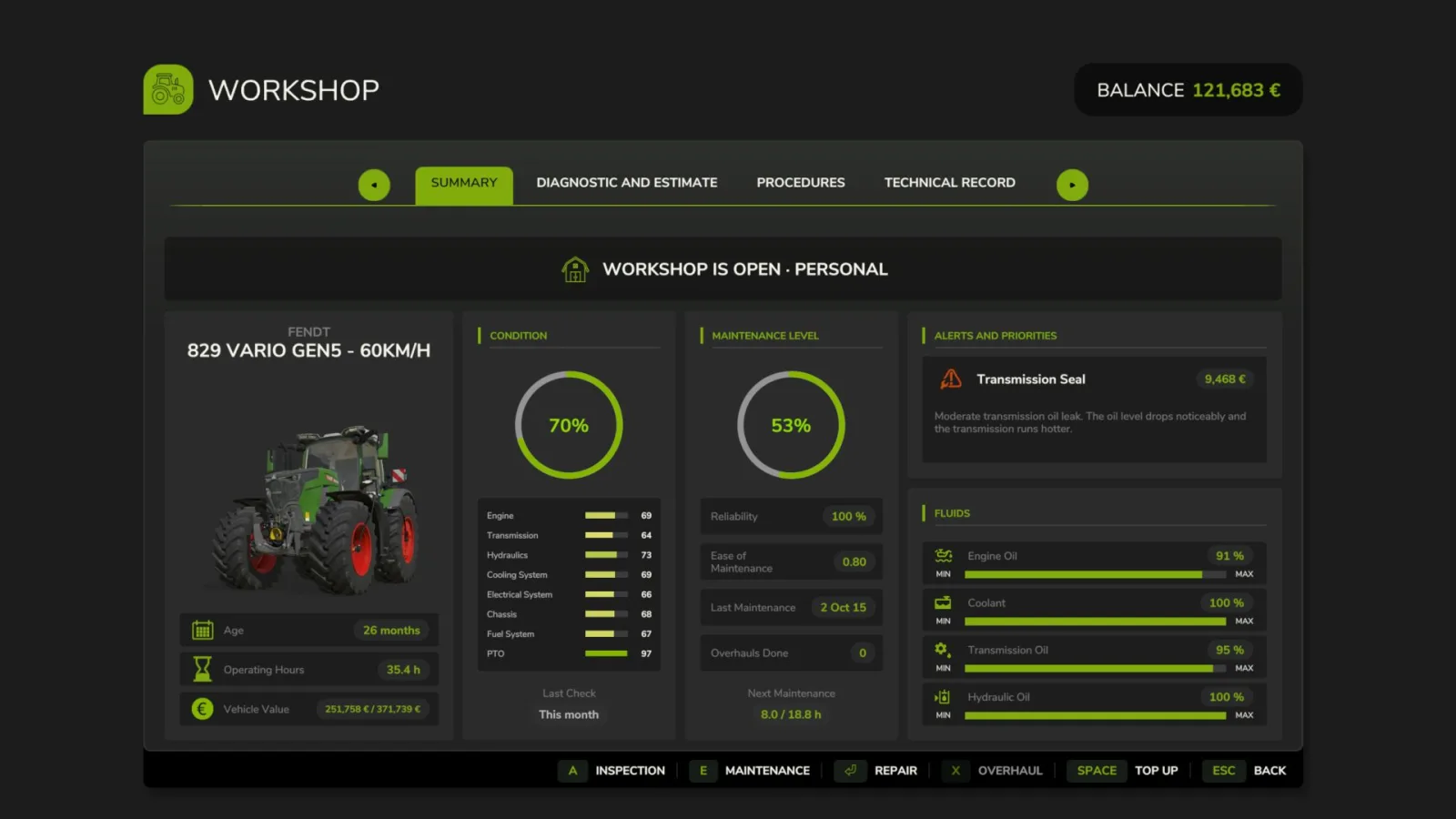 Realistic Mechanical Systems FS25 - screenshot 1