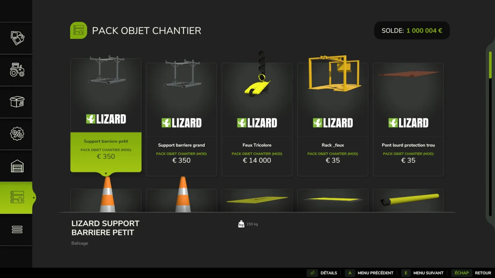Construction Site Objects Pack FS25 - screenshot 2