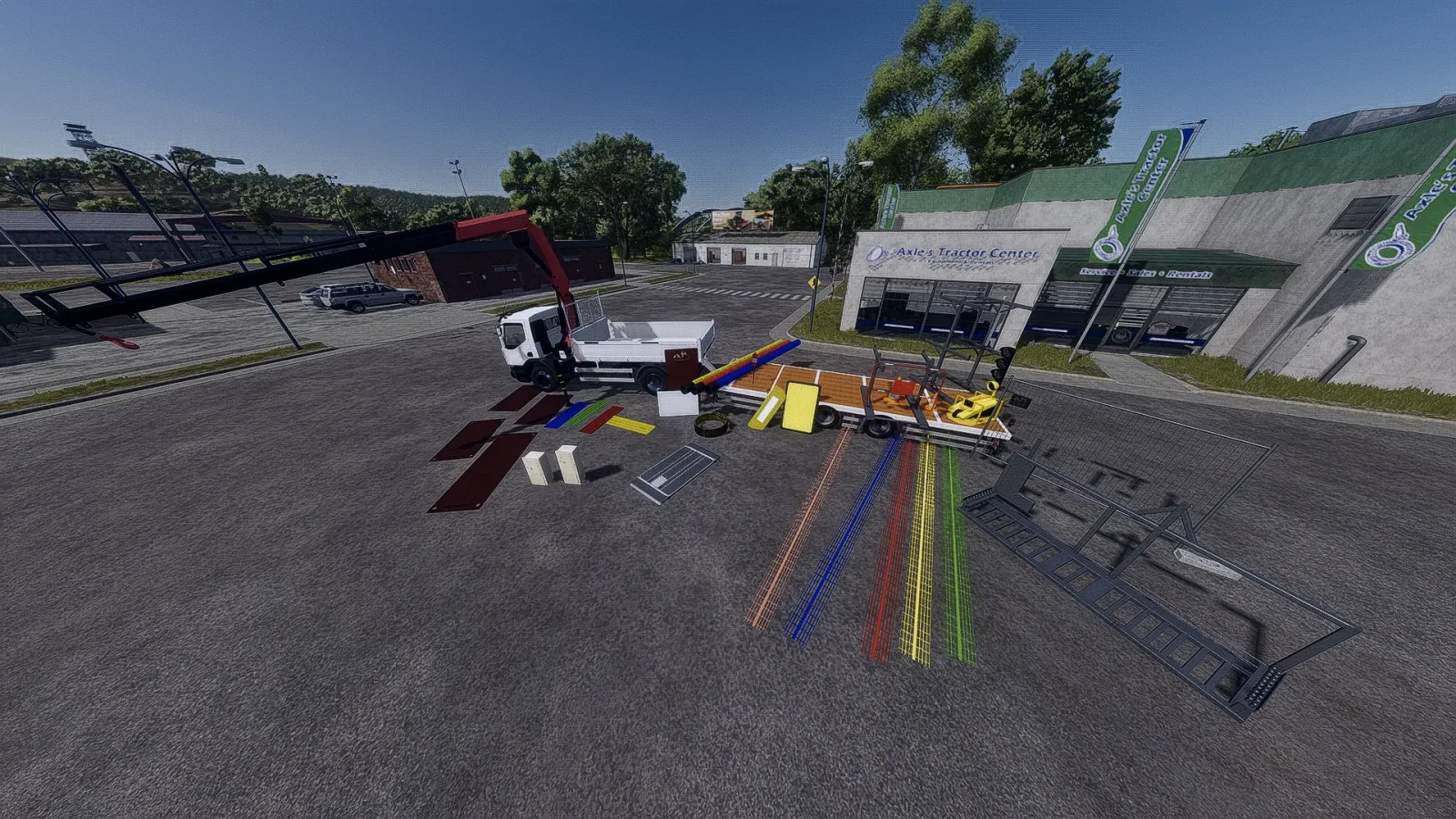 Construction Site Objects Pack FS25 - screenshot 1