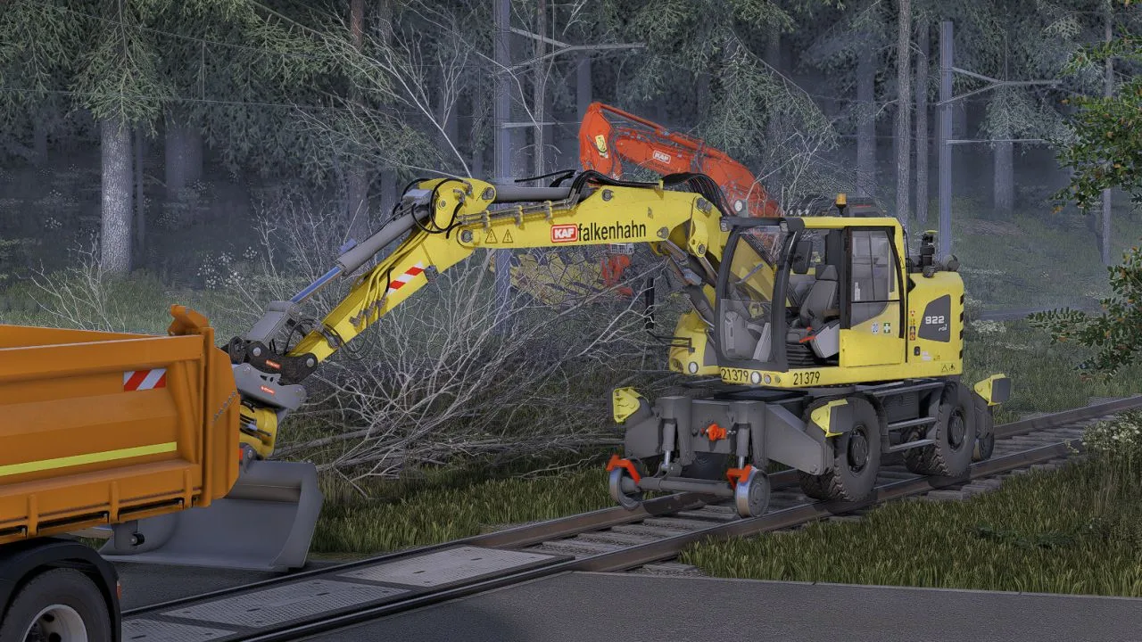 Liebherr 922 Rail Excavator