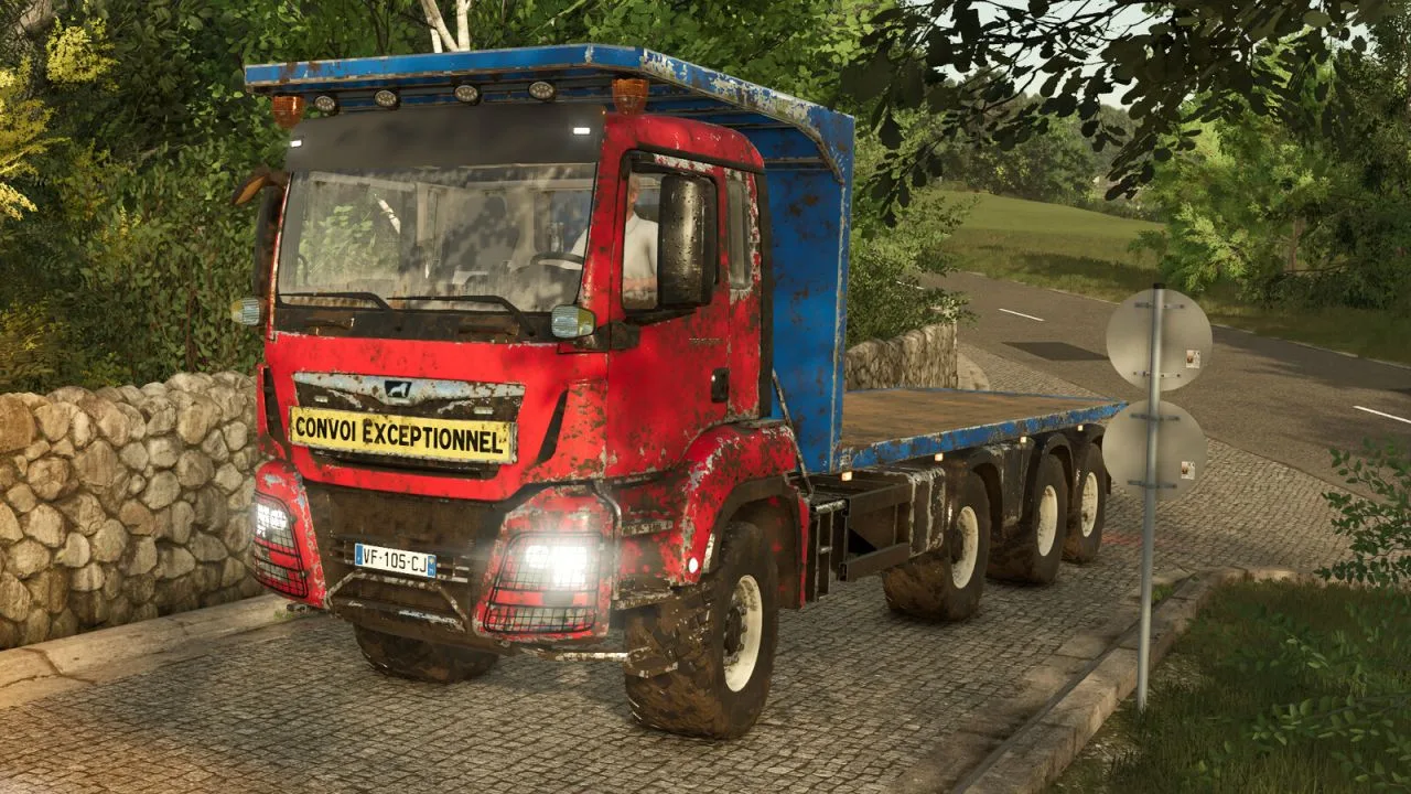 MAN TGS 18.500 Flatbed Autoload FS25