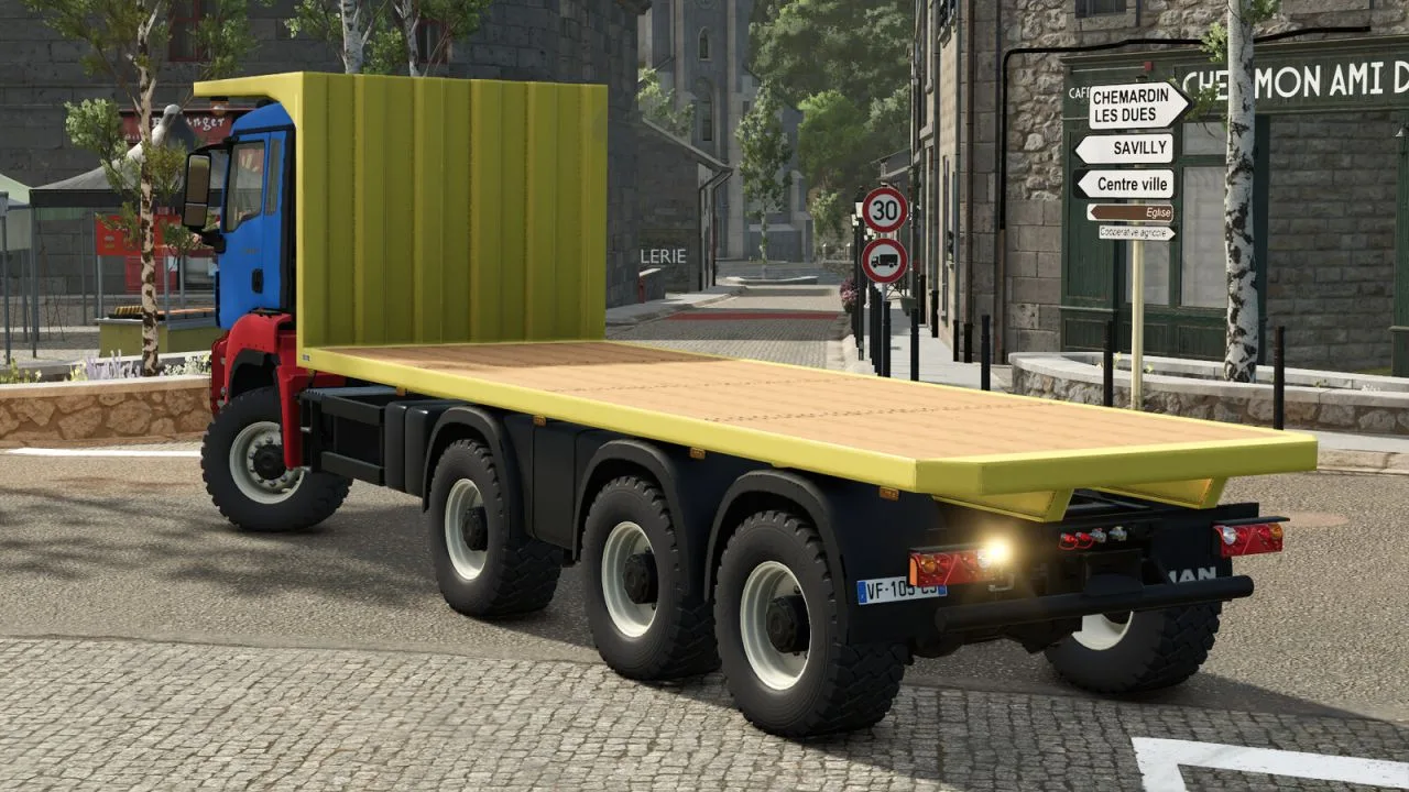 MAN TGS 18.500 Flatbed Autoload FS25