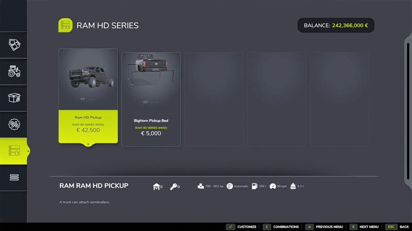 Dodge Ram HD series FS25 - screenshot 3