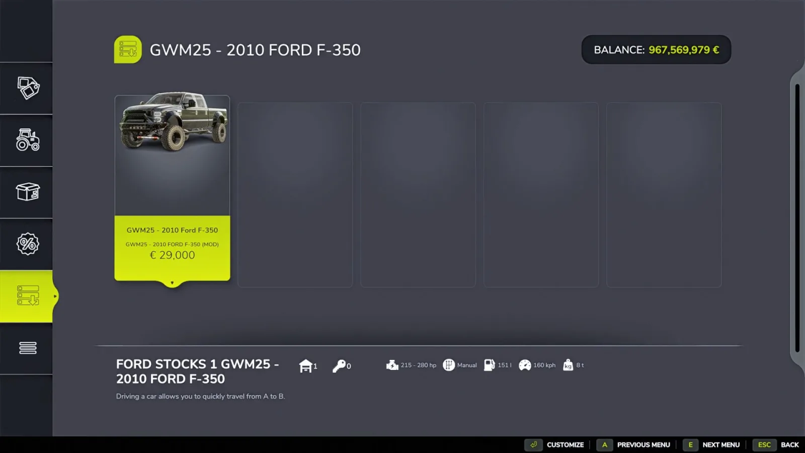 Ford F-350 2010 FS25 - screenshot 3