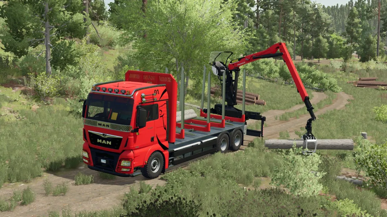 MAN TGX Semi-truck Pack FS25