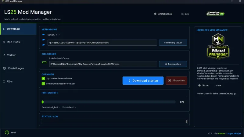 Mod Manager FS25