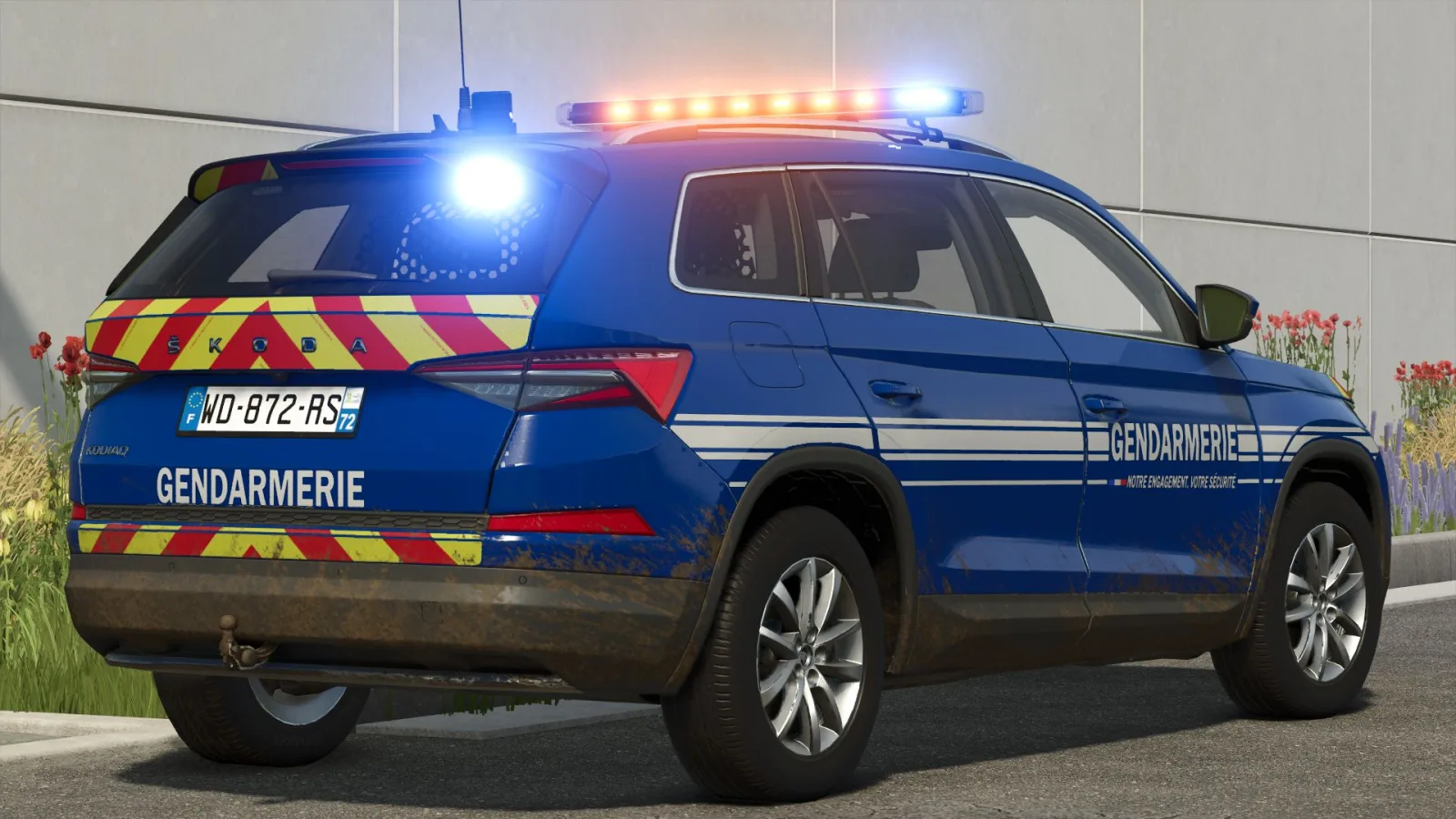 Skoda Kodiaq Gendarmerie FS25 - screenshot 2